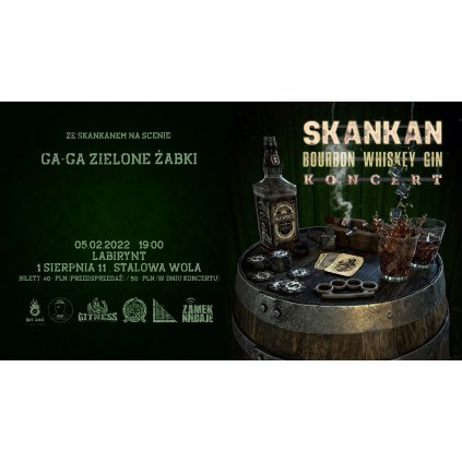 Koncert: Skankan, Ga-Ga Zielone Żabki - Punk'o'ska noc w Labirynt STW