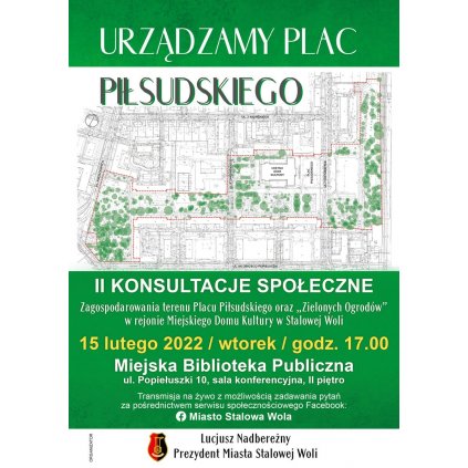 Konsultacje Społeczne - Urządzamy Plac Piłsudskiego - MBP STW