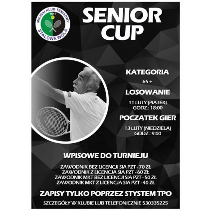 Tenis - SENIOR CUP - MKT Stalowa Wola