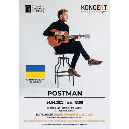 Koncert Postman w Nisku - Razem Pomagamy Ukrainie