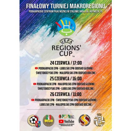 "UEFA Region's CUP" - finałowy turniej makroregionu na PCPN