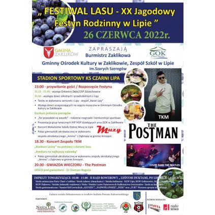 Festiwal Lasu - XX Jagodowy Festyn Rodzinny w Lipie
