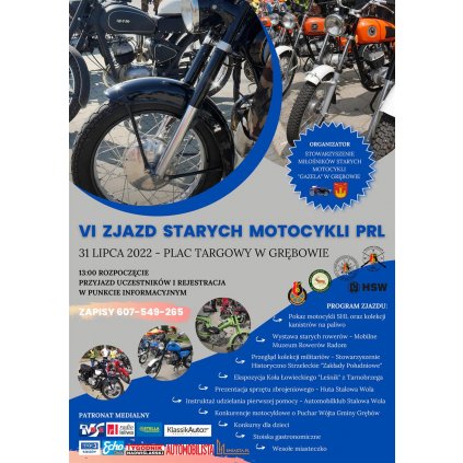 VI zjazd starych motocykli PRL w Grębowie
