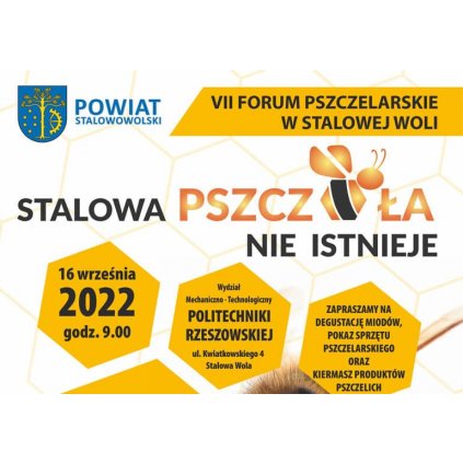 Forum Pszczelarskie pn. „Stalowa pszczoła nie istnieje” - STW