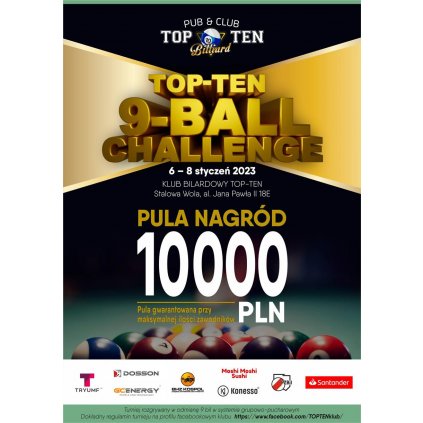 TOP TEN 9 BALL CHALLENGE - Klub Bilardowy "TOP TEN" STW