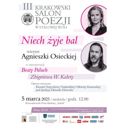 III Krakowski Salon Poezji "Niech żyje bal" - RDK STW