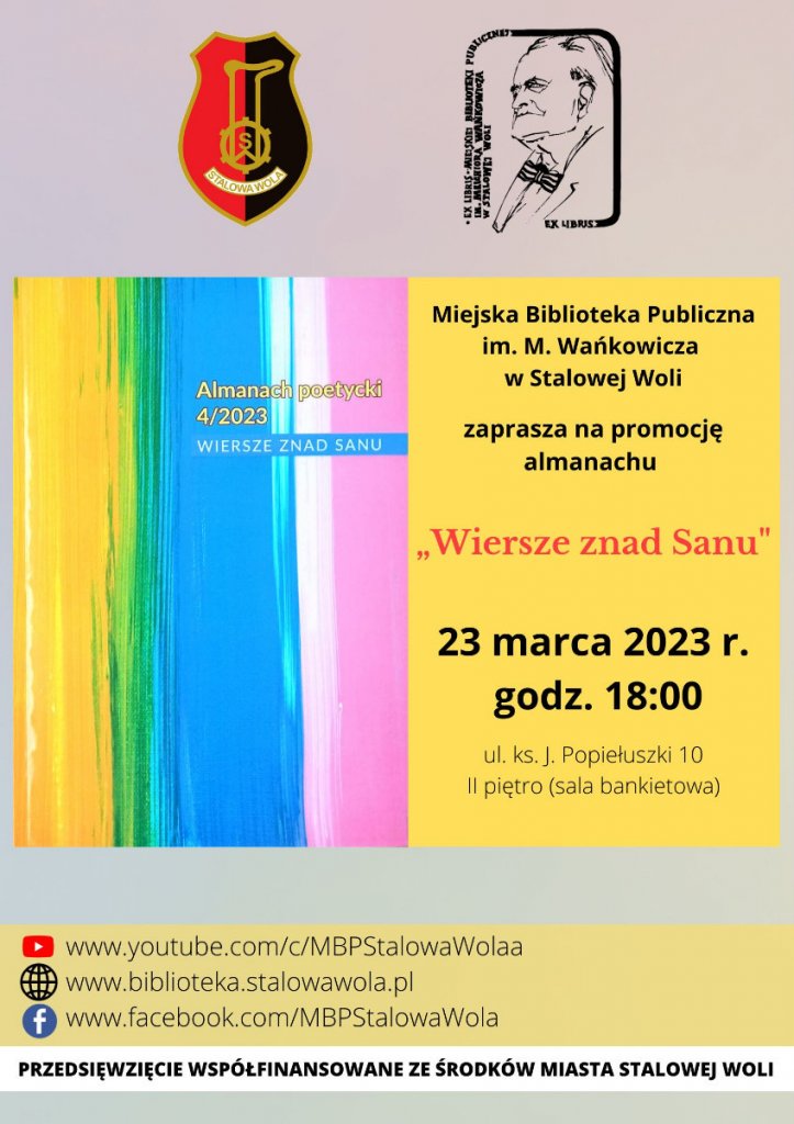 spotkanie z lokalnymi literatami "Wiersze znad Sanu" - MBP STW - Stalowa Wola - stalowa.info - Ogłoszenia Stalowa Wola