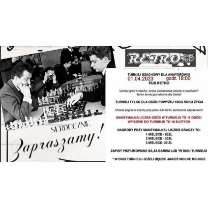 Turniej szachowy dla amatorów w RETROpub - STW