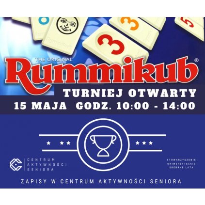 Turniej dla Seniorów - Rummikub - CAS STW