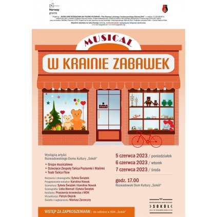 Musical "W Krainie Zabawek" - Rozwadowski Dom Kultury "Sokół"