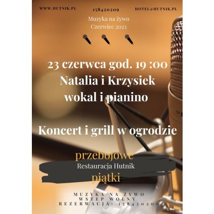 Muzyka na żywo - koncert i grill w ogrodzie - Hutnik STW
