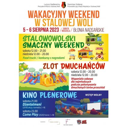 Stalowowolski Smaczny Weekend + Kino plenerowe - Błonia Nadsańskie