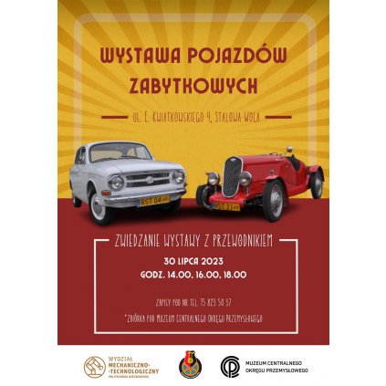 Wystawa pojazdów zabytkowych - Muzeum COP STW
