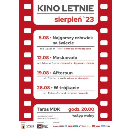 Kino Letnie - "Aftersun" - Taras MDK