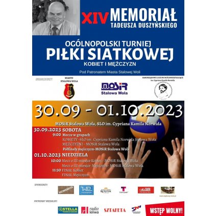XIV Memoriał T. Duszyńskiego - Turniej Piłki Siatkowej - MOSiR i SLO