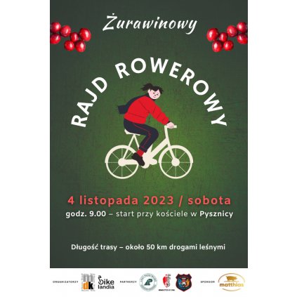 Żurawinowy Rajd Rowerowy - 50km drogami leśnymi - STW/Pysznica