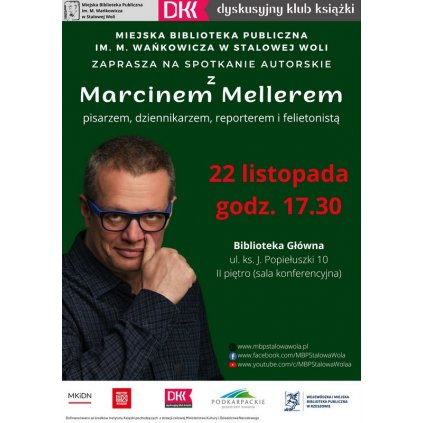 Spotkanie autorskie z Marcinem Mellerem - Biblioteka Główna STW