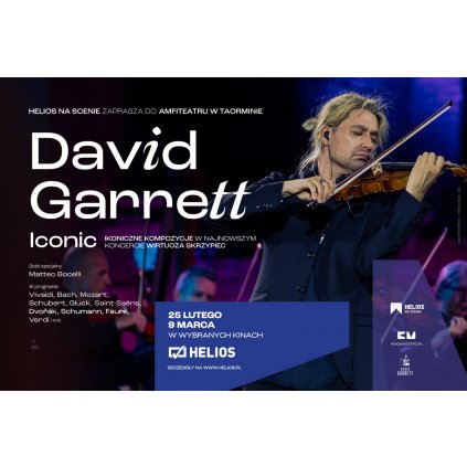 ICONIC. Najnowszy koncert Davida Garretta z amfiteatru w Taorminie