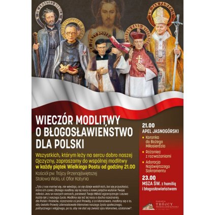 Wieczór Modlitwy o błogosławieństwo dla Polski - Parafia Trójcy STW