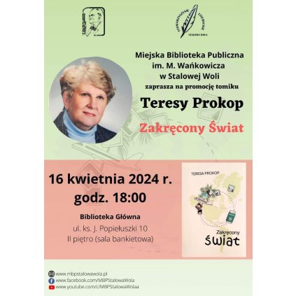 Promocja tomiku "Zakręcony Świat" Teresy Prokop - MBP STW