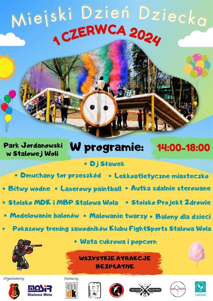 Miejski Dzień Dziecka - Park Jordanowski STW - Stalowa Wola - stalowa.info - Ogłoszenia Stalowa Wola