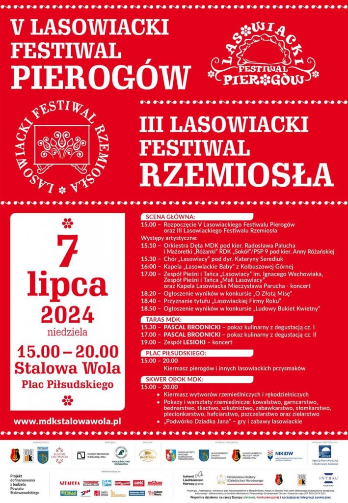 V Lasowiacki Festiwal Pierogów - Plac Piłsudskiego STW - Stalowa Wola - stalowa.info - Ogłoszenia Stalowa Wola