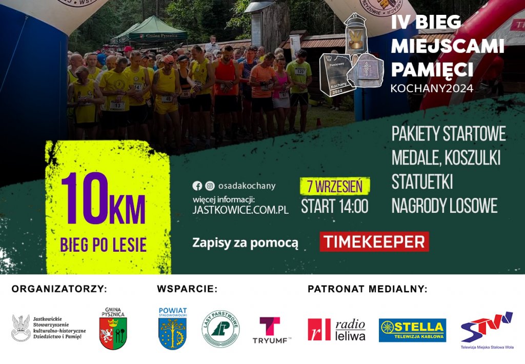 IV Bieg Miejscami Pamięci - Kochany - Jastkowice - stalowa.info - Ogłoszenia Stalowa Wola