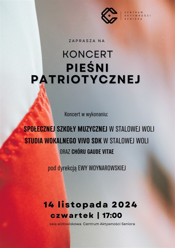 Koncert Pieśni Patriotycznej - CAS STW - Stalowa Wola - stalowa.info - Ogłoszenia Stalowa Wola