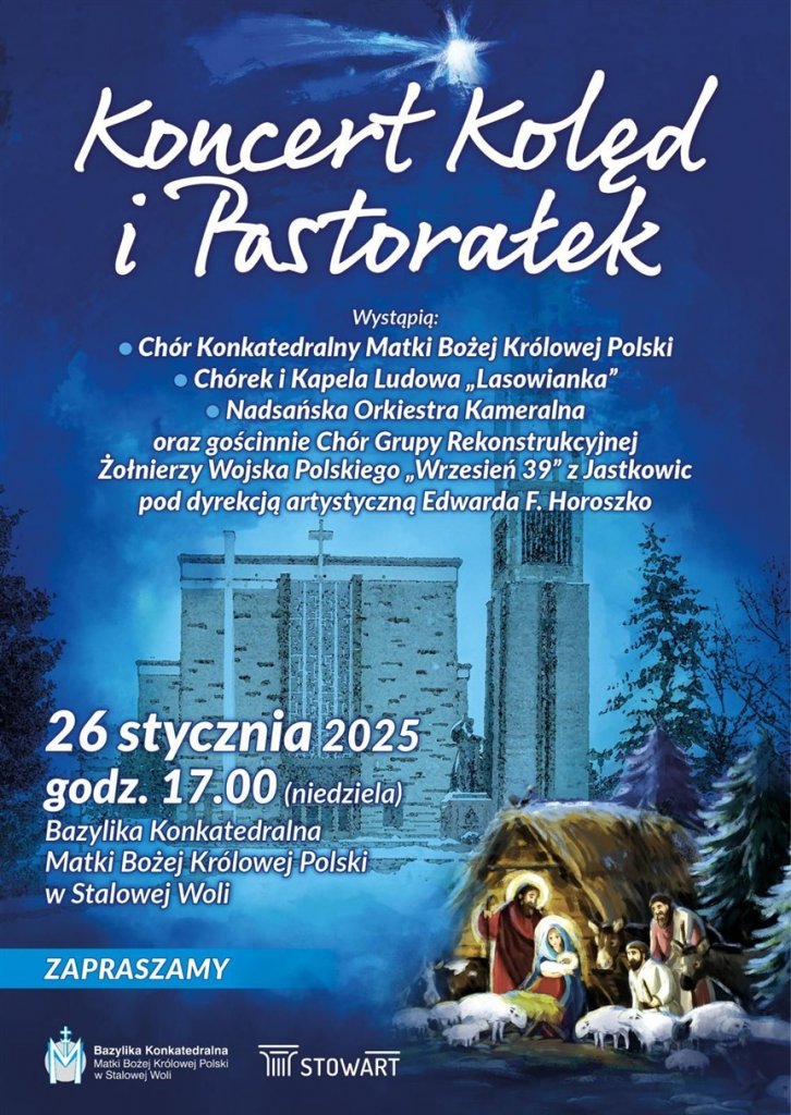 Koncert kolęd i pastorałek - Bazylika STW - Stalowa Wola - stalowa.info - Ogłoszenia Stalowa Wola