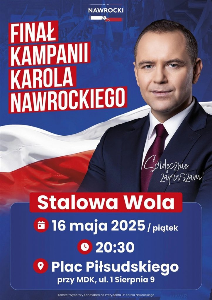 Spotkanie z Karol Nawrocki - Plac Piłsudskiego STW - Stalowa Wola - stalowa.info - Ogłoszenia Stalowa Wola